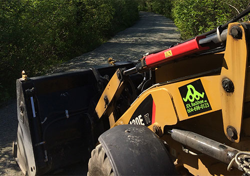 backhoe trenching